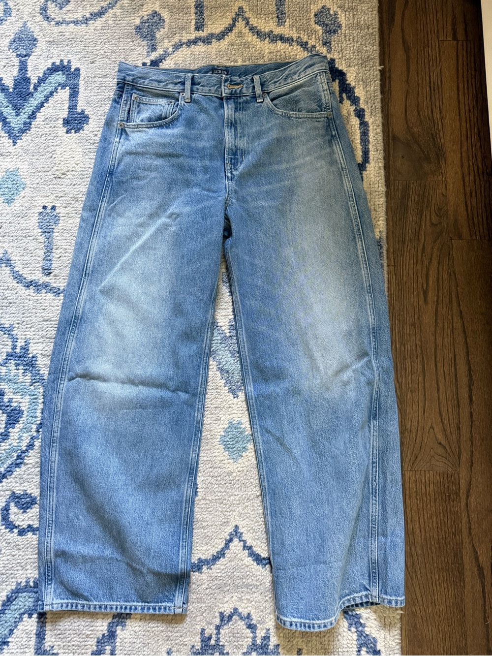 J. Crew Light Blue Wide-Leg Jeans